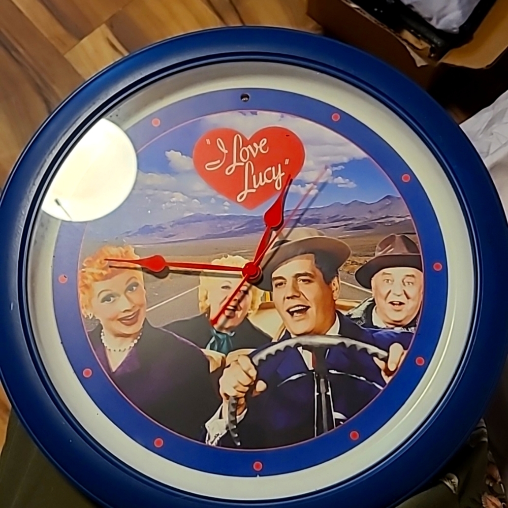 I Love Lucy talking collectors clock, Gently Used Condition RARE, Great Find!